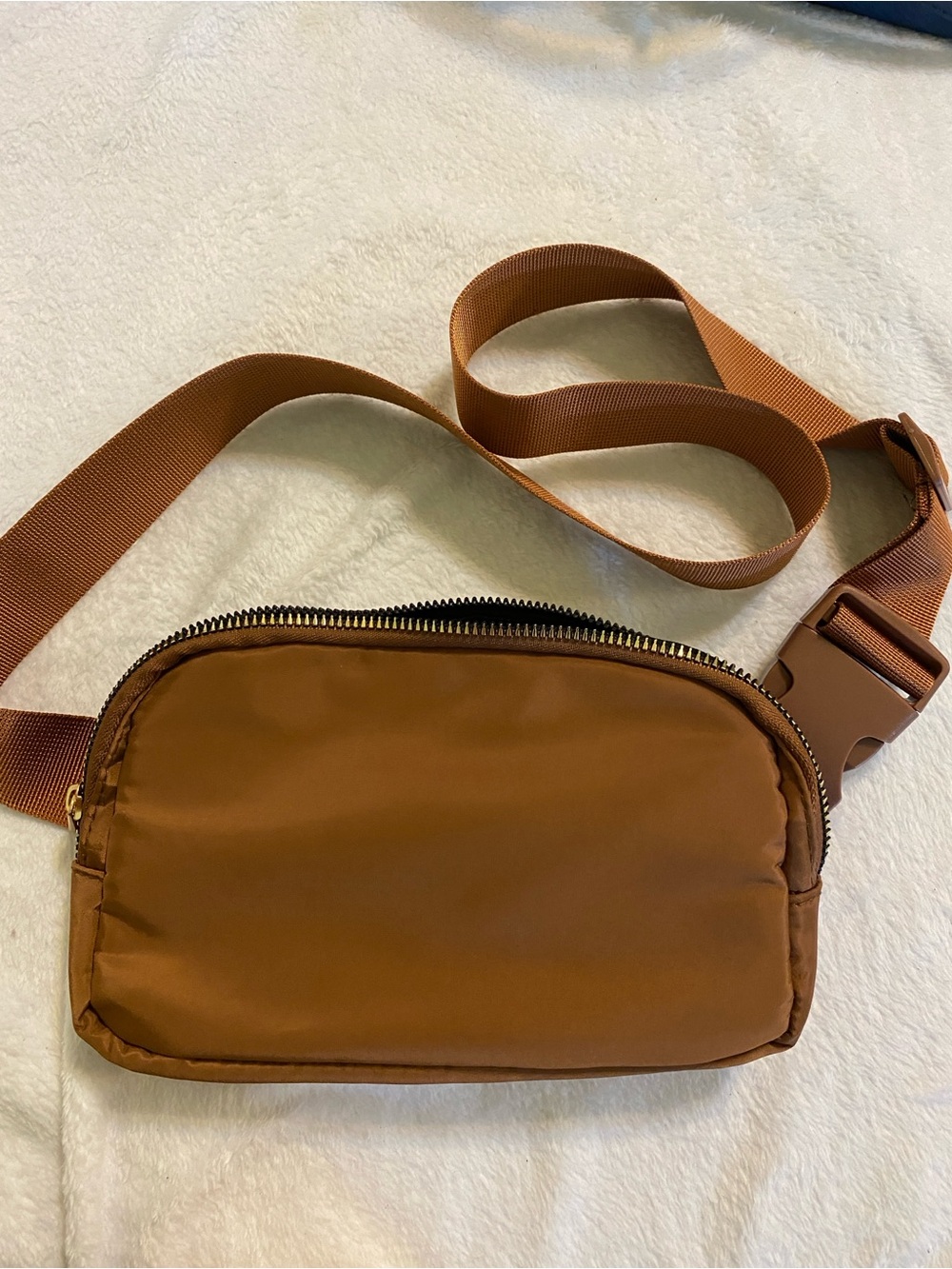 Men's Brown Waist Bag - Casual Everyday Carry